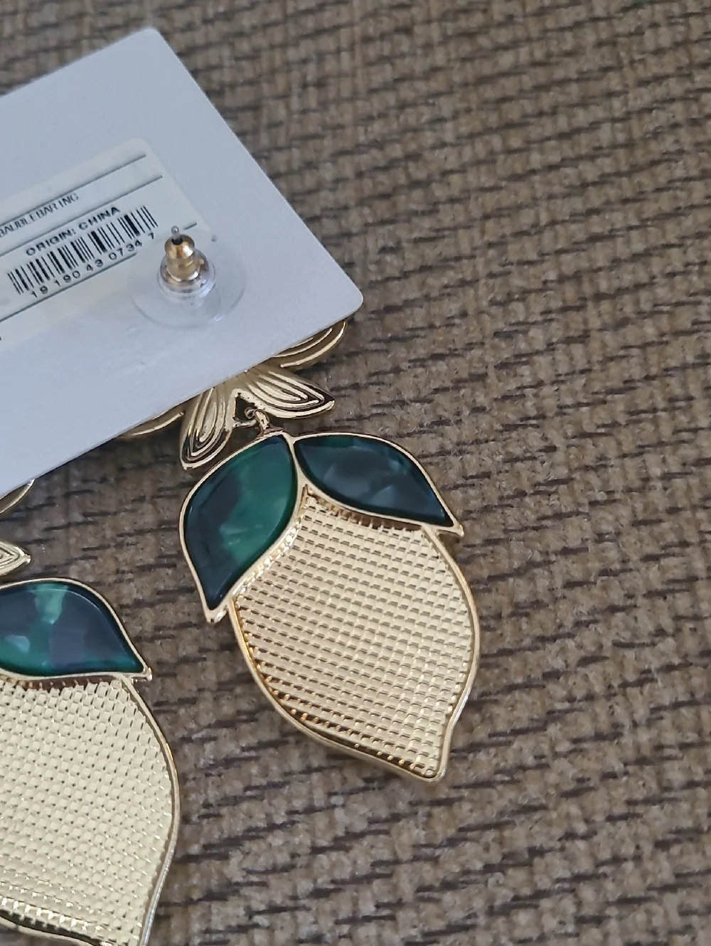 SUGARFIX BY BAUBLEBAR BEADED LEMON DANGLE EARRINGS